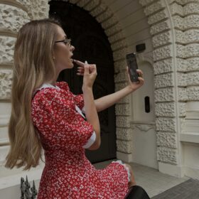 Сукня "Floral" червона